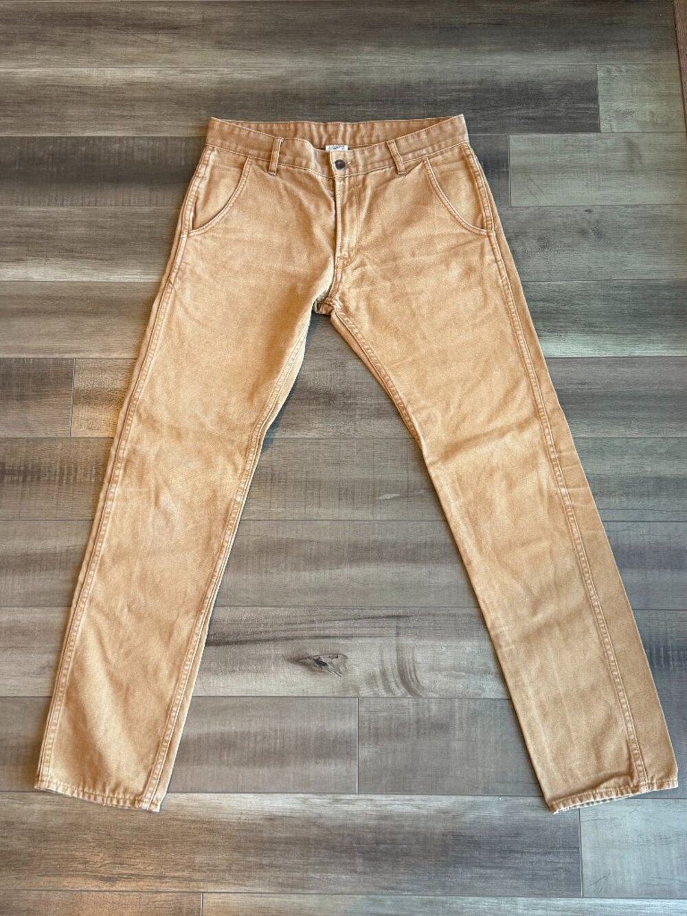 Railcar Fine Goods Mens Duck Canvas Work Pants 32 x 33